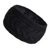 Wide Headbands Fleece Hair Accessories Women Cable Knitted Warm Turban Headwrap Thick Chunky Ear Warmer Crochet Hairbands Bandanas Hair Accessories