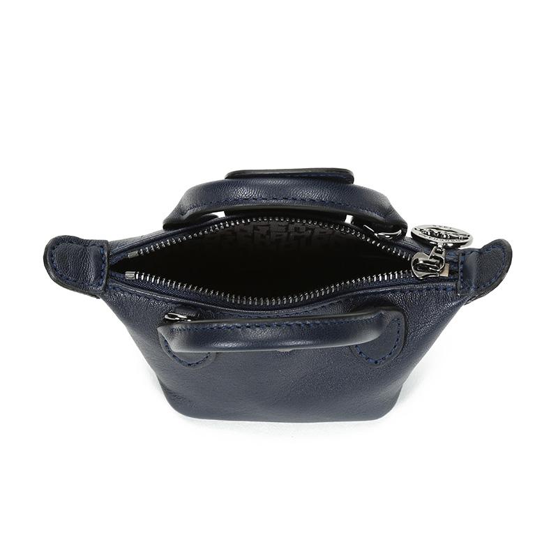 Longchamp Le Pliage Cuir Flap Crossbody Shoulder Bag Mini Women Bags Navy-Blue 10099757556