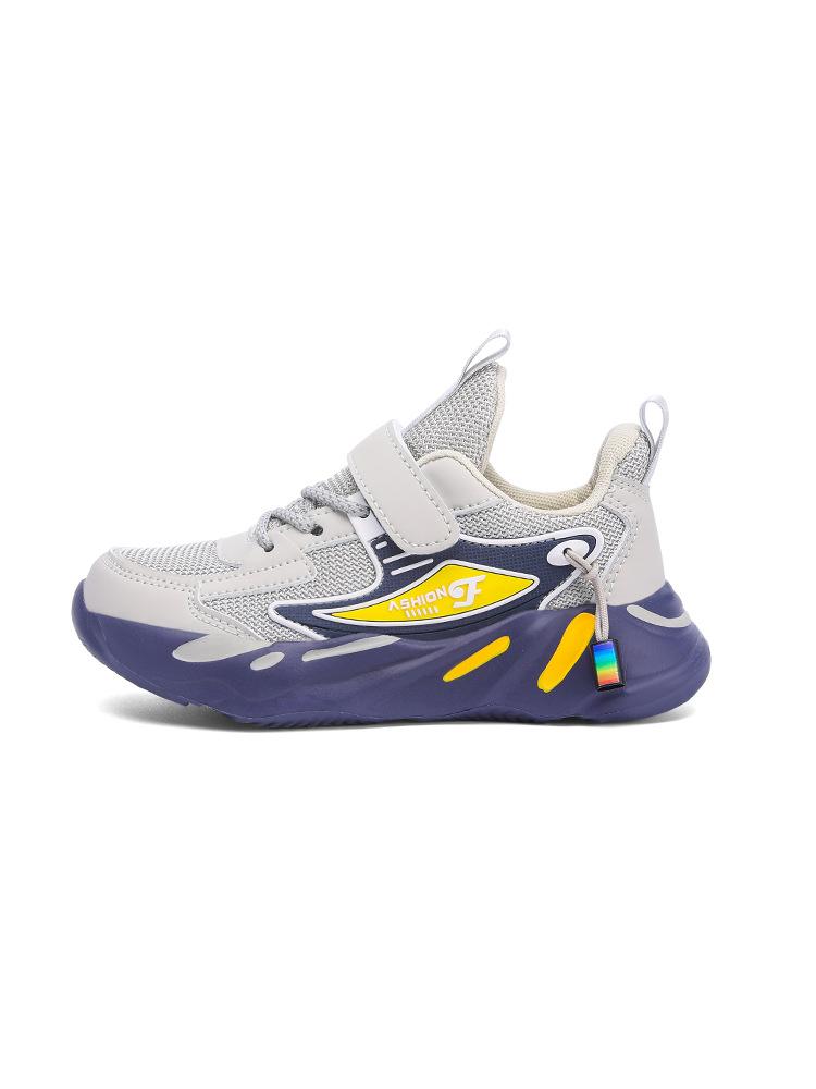 Boys' sneakers 2025 spring and summer new mesh breathable solid bottom dad shoes single net children's casual shoes