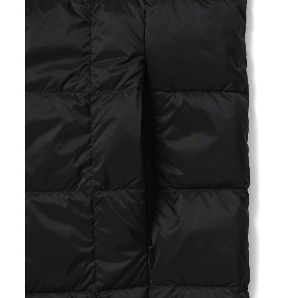 Taion Inner Down Official Kids' Crew Neck Button Inner Down Jacket (TAION-K104) Size 130, Sand Beige