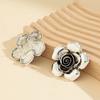 Ethnic style retro flower necklace female niche versatile flannel flower collar necklace