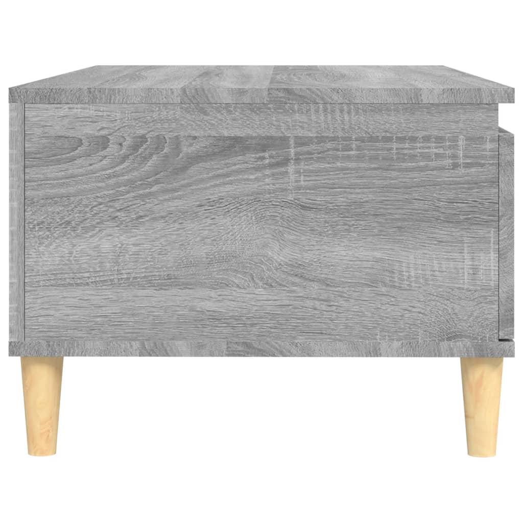  Coffee Table, Grey Sonoma Oak 90x50x36.5 Cm, Wood-based