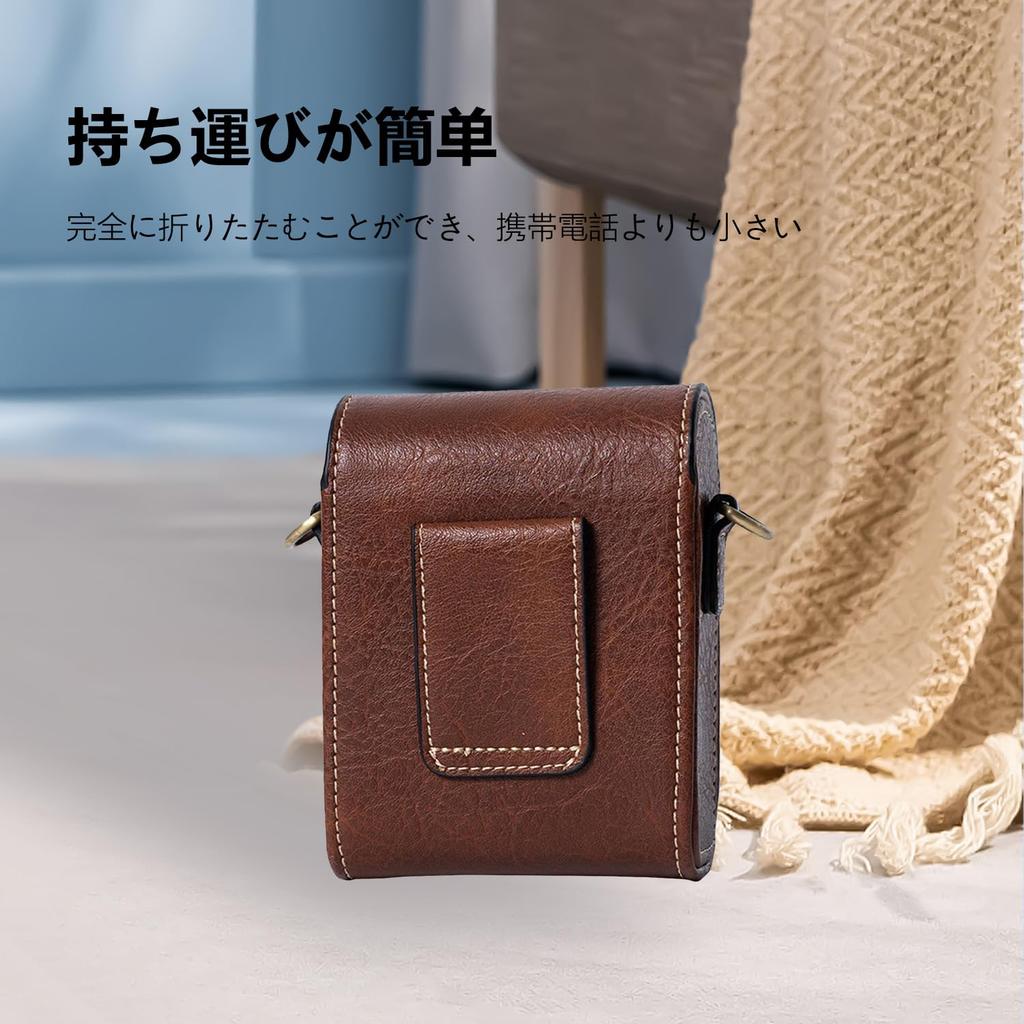 HNWEIWEI Case and Cover for KODAK PIXPRO C1 Camera, Large Capacity, Shockproof, and Windproof, Dark Brown