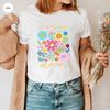 Let Kindness Bloom T Shirt Be Cool Be Kind Retro Flower Tshirt Inspiration Women Shirts Aesthetic Floral Kindness Tee Vintage