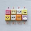 Stray Kids SKZOO 8pcs Cartoon Animal Character Keycap Keychain Set Cute Anime Key Cap Custom Fan Support Merchandise Gift For Stay
