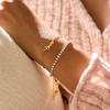 Light luxury high-end 18K gold, letter LOVE bracelet jewelry does not fade