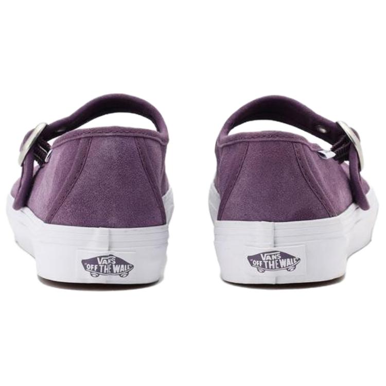 Vans Style 93 Leather Fashion Comfortable Flat Mary Jane Shoes Women shoes Purple VN000CRRCIF