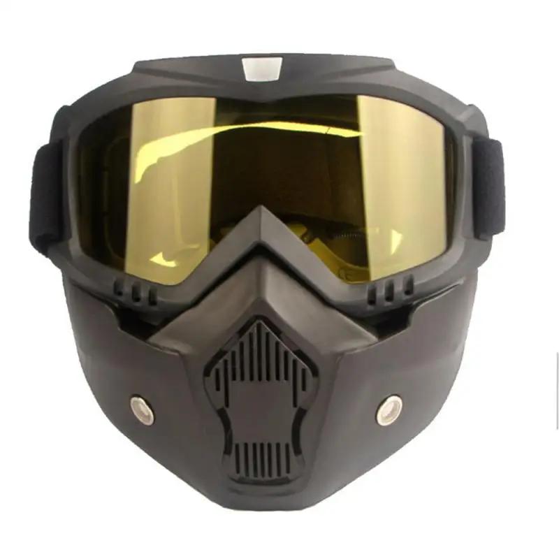 Protective Glasses Motorcycle Helmet Outdoor Sports Windproof Dustproof Eye Glasses Ski Snowboard Goggles Motocross Riot Contr