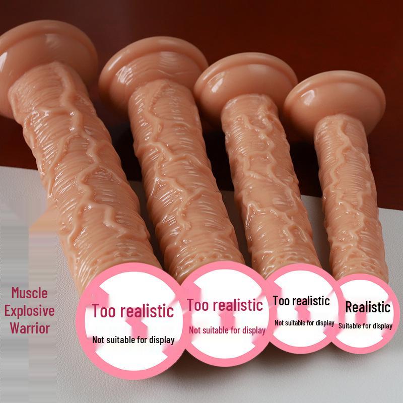 Long-Lasting Soft Flesh Dildo - Big Super Stud Adult Toy for Women