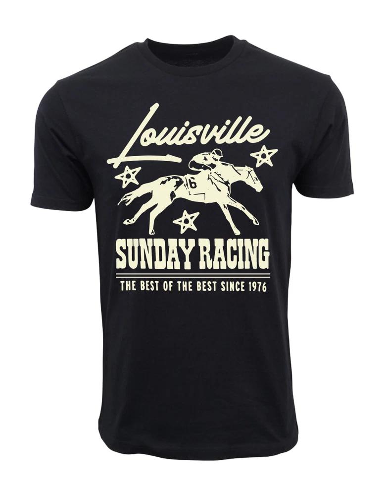 Louisville Sunday Horse Racing Unisexs T Shirt S