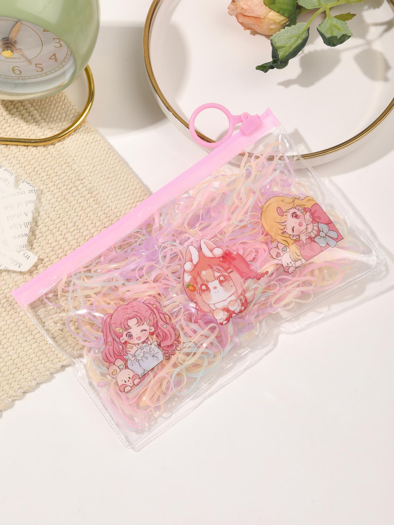 

1 Упаковка Девочки Разноцветные Одноразовые Резинки для Волос Повязка на Голову Детские Резинки для Хвоста Детские Аксессуары для Волос