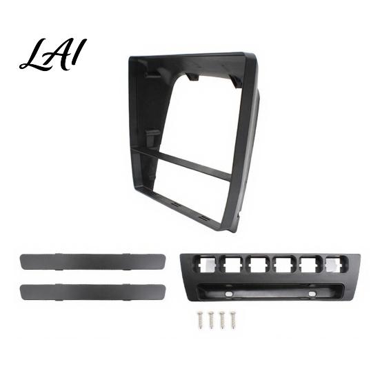 Custom Console Dash Trim 9-Inch Navigation Fascia Frame Kit for LADA 2110/2111/2112 Mounting Automotive Switch Panel Cover Android Screen