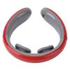 Heating Pulse Neck Massager with TENS Patches 6 Modes 9 Strength Battery Powered Neck Massager Device Red