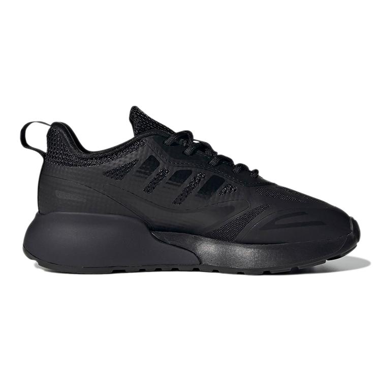 Adidas Originals ZX 2K 2.0 K Comfortable Abrasion Resistant Low top Running Shoes Black Kids' GY0796