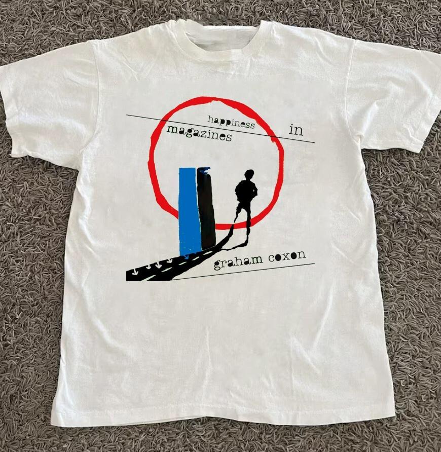

Грэм Коксон Счастье в журналах Унисекс футболка Хлопок UU1083 S