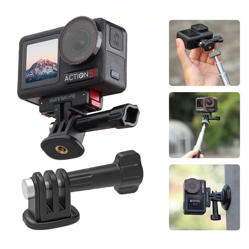Portable Tripod Mount Adapter for DJI Action 5 Pro/4/3 Pocket 3 Insta360 Ace Pro 2 X5
