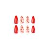 Valentinstag Rotes Herz Nagelkunst - Tragbare Nagelspitzen & Falsche Nageltattoos