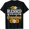 Blessed To Be Called Grandma Shirt Mothers Day Gift Unisex T-Shirt