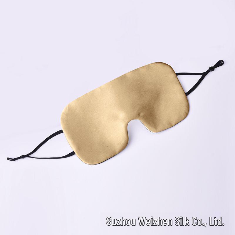 Adjustable Double-Sided Mulberry Silk Eye Mask for Sleep and Travel