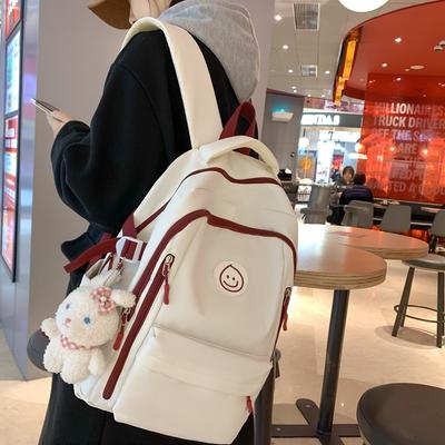Korean Version Ins Style Versatile Student Schoolbag female,Japanese Versatile High School Junior High School Student Backpack Large Capacity Backpack