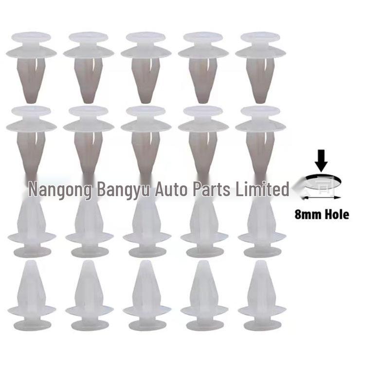 100PCS Car Retainer Set, 5 Types, for Toyota RAV4 and Camry Bumper Fasteners