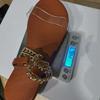 Summer Newest Style Flat Sandals Fashion Solid Color Chain Open Toe Outdoor Women'S Shoes Plus Sizehjn4