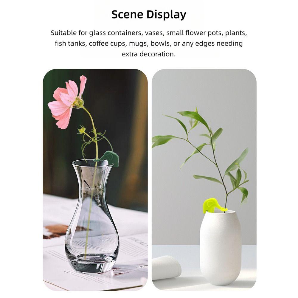 Silicone Plant Propagation Buddy Rabbit/Monkey/Elephant Reusable Silicone Plant Support Water Planting Fixed Holder