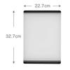 OXO Cutting Medium Size x Dishwasher and Dryer Bleach Use Board, (22.7 32.7 cm), Resin, Safe, Safe, Non-Slip, Moisture-Catching Grooves, Double-Sided