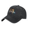 Frog from Bad Bunny Fan Art Baseball Caps Vintage Distressed Washed  Snapback Hat for Men Women Outdoor Travel Soft Hats Cap