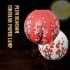 30cm Plum Blossom Round Paper Lantern Lamp Chinese Oriental Style Spring Festival Restaurant Wedding Home Decor Gifts