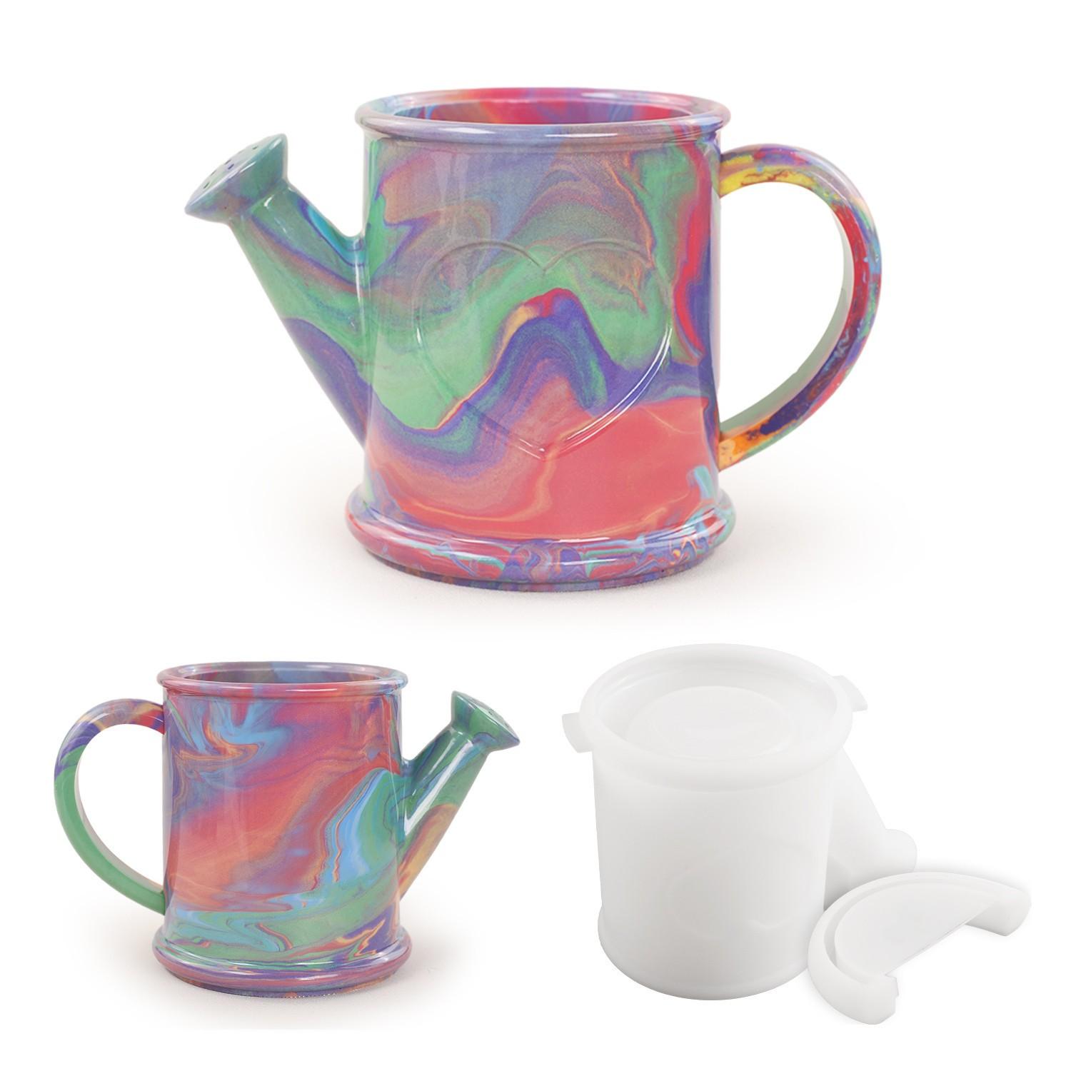 

Sprinkler and Watering Mold Shower Vase Mold DIY Home Decoration Crafts Storage Tank Mold Gypsum Resin Silicone Mold