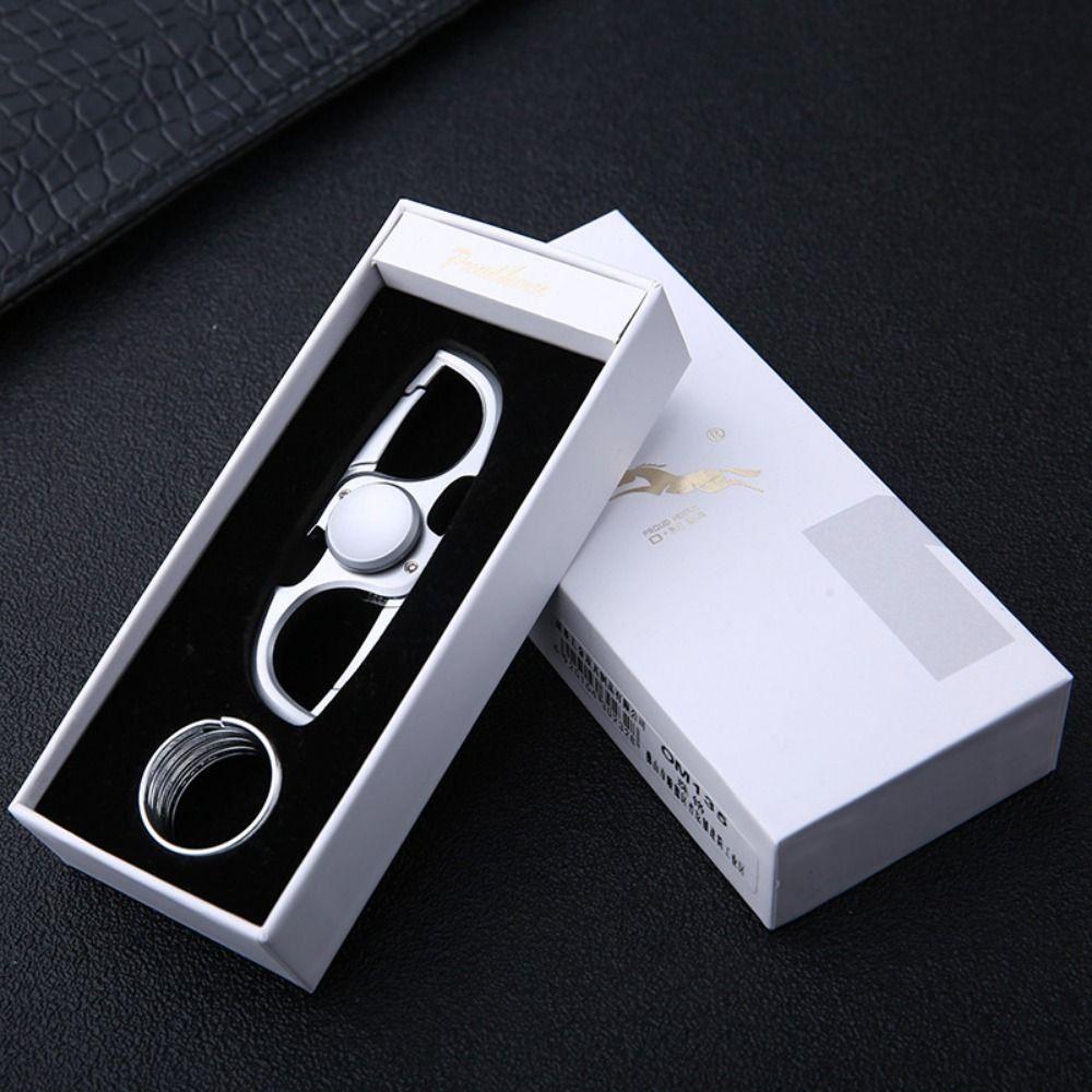 Stainless Steel Fidget Bottle Opener Hand Spinner Car Key Waist Pendant  Kids