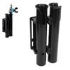 Fishing Rod Holder Bracket, Plastic Safety Fixing 2-Tube Fishing Rod Holder Rack, Portable Fishing Pole Holder, Tube Fishing Rod Pole Support for Moto