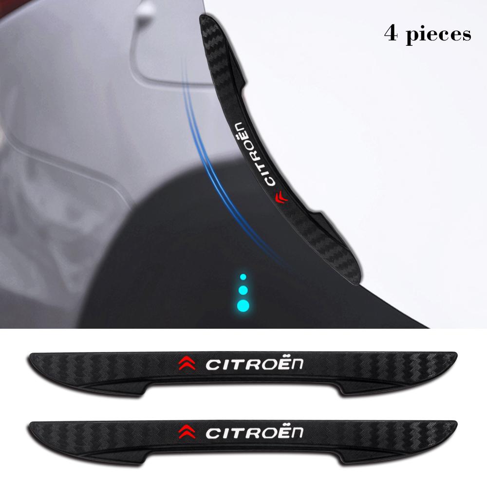 4Pcs Car Door Edge Rearview Mirror Bumper Anti-collision Strips For Citroen C4 C3 Xsara C-Elysee C5 C1 DS DS3 DS5 DS4 Jumper