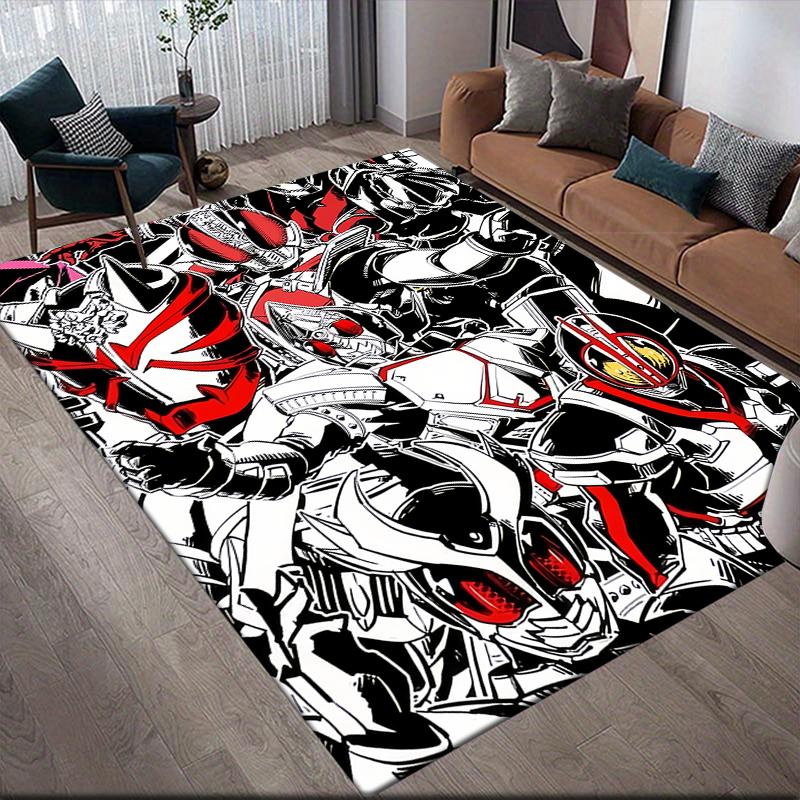 

Kamen Rider street trend decor image Square Area Rug, Non-Slip Floor Mat for Home Office, Perfect Gift for Fans.chl 60x90cm