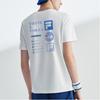 FILA Cotton Round Neck Printed Short Sleeve T-Shirt Men Tops White F11M328150GWT