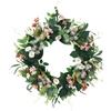 Artificial Flower Wreath Spring Wreath Decoration for Front Door Farmhouses Garden for Wedding Party Home Decoration