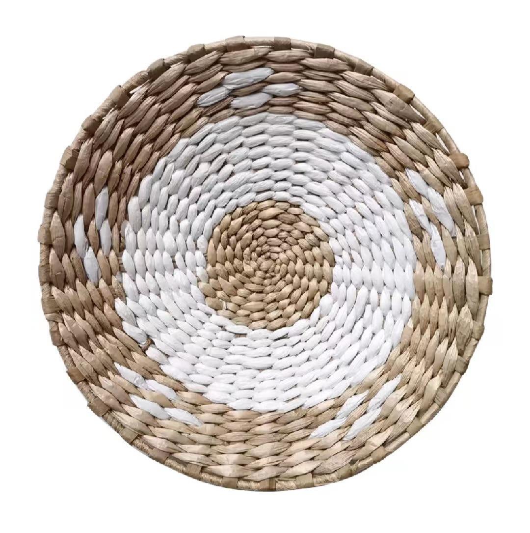 Этнический стиль Рогоз, плетеные вручную настенные украшения, богемные соломенные настенные украшения, фоновые настенные украшения B&B, подвески