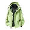 Men Women 3-in-1 Waterproof Windproof Hiking Jacket With Removable Down Liner Outdoor Trekking Camping Winter
