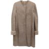 9 Nine Label NINE LABEL Mouton Coat coat beigeUsed