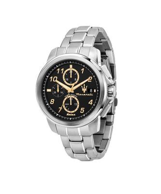 Successo Limited Edition Χρονογράφος Ανοξείδωτο Ατσάλι Μαύρο Καντράν Ηλιακό R8873645007 Ανδρικό Ρολόι