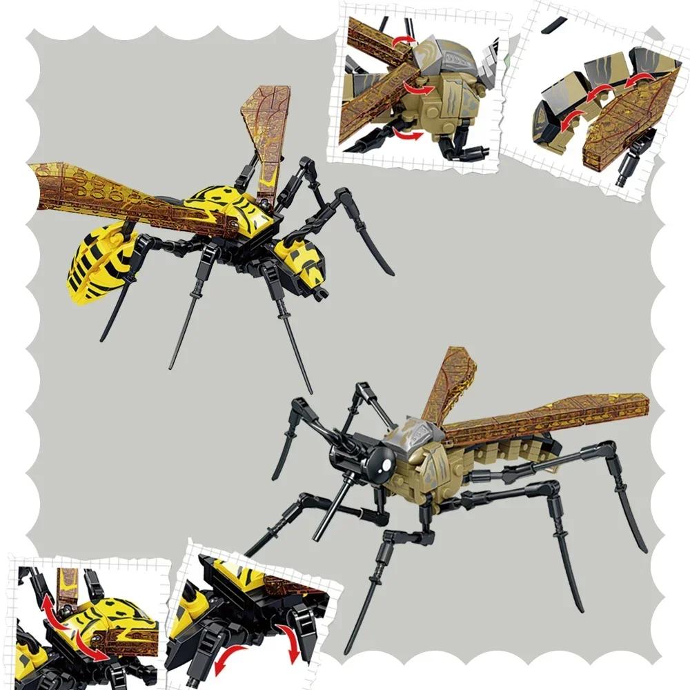 Mosquito Insects Building Blocks Toys Set - Long-Lasting Play & Party Gift for Kids Great Collectible Orchid Mantis Redviidae
