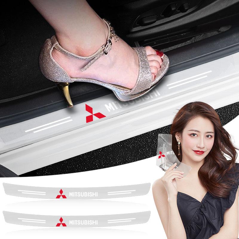 Transparenter Kofferraumemblem-Schutzaufkleber Zubehör für Mitsubishi Outlander Lancer 10 9 ASX RALLIART Eclipse L200 Pajero