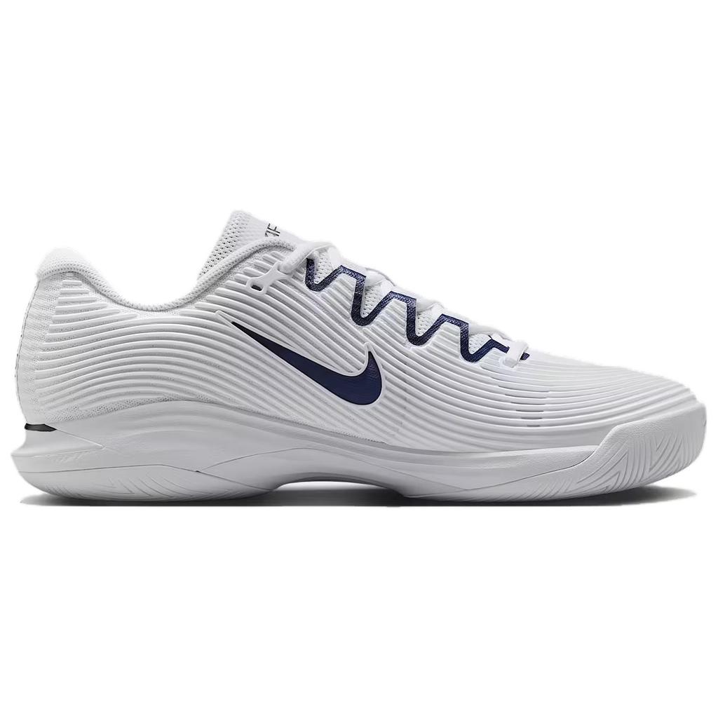 Nike Court Air Zoom Vapor 12 HC White Midnight Navy Men Sneakers IB7168-100