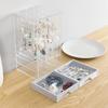 In-Stock Transparent Acrylic Jewelry & Necklace Hanging Box with Earring Storage and Dustproof Rack