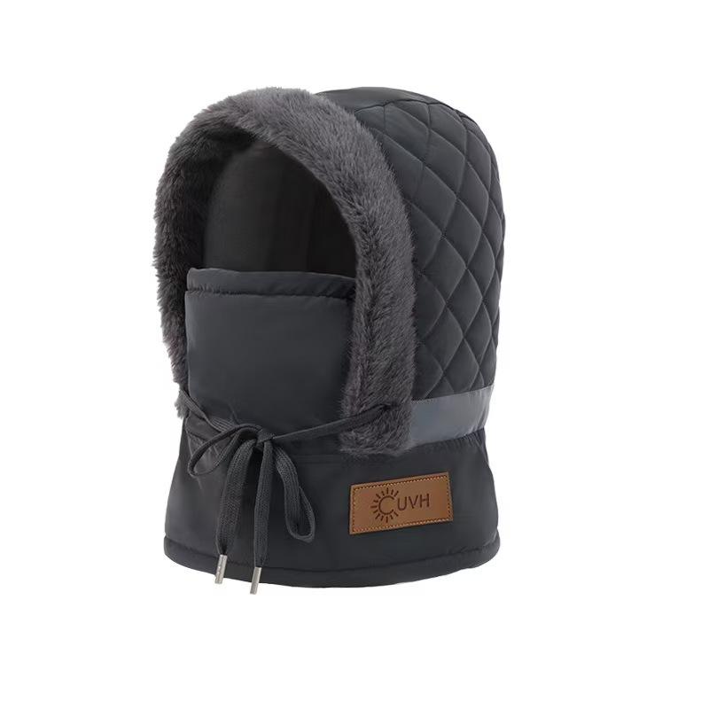 Korean Version Winter Hat Cycling Windproof And Cold Proof Lei Feng Hat Warm Scarf Face Mask Integrated Ear Protection Hood