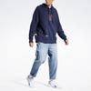 Reebok X Rmtcrw Classics Letter Flag Print Hoodie Unisex Hoodies Navy-Blue HB6241
