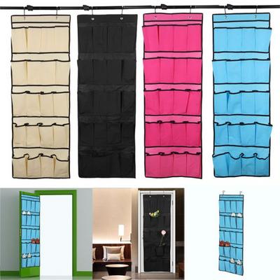 20 Door Back Shoe Hanging Bag Wall Non-woven Cosmetic Shoes Underwear Organizing Bag