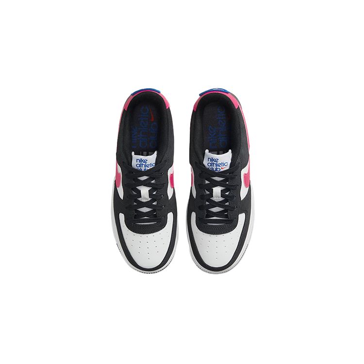 Nike Air Force 1 LV8 GS Athletic Club - Siyah Pembe Prime Çocuk Spor Ayakkabı Beyaz Off-Noir DH9597-003