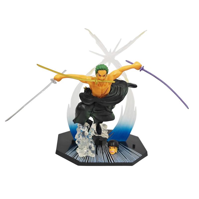 Anime Figure One Piece Luffy Roronoa Zoro Three-Blade Sa-Maximum Manga Statue PVC Action Collection Model Toys